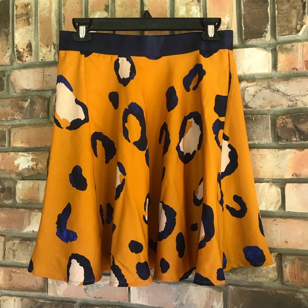 3.1 Phillip Lim Target Silky Animal Print Skirt